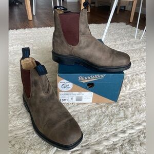 Blundstone Women’s Winter Thermal Dress Boots #1391 -Rustic Brown, Size5AUS(8US)